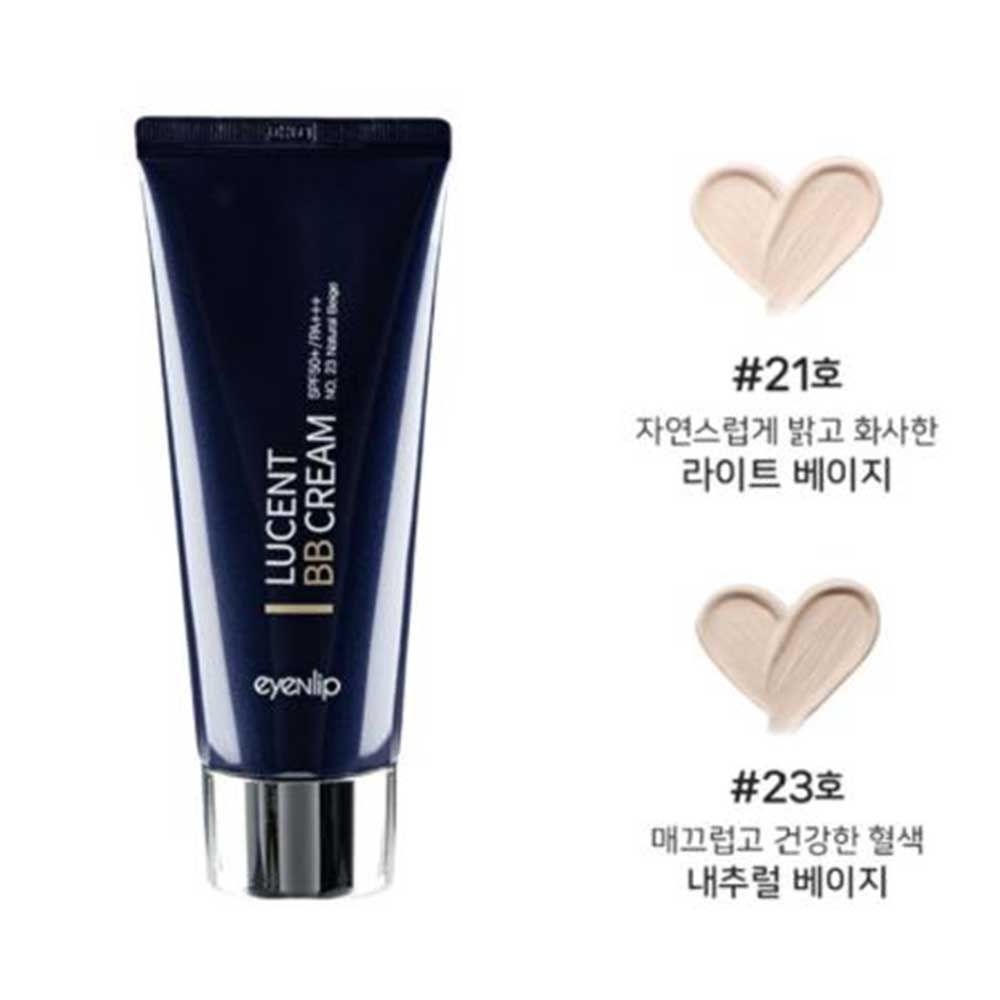 EYENLIP Lucent BB Cream 50ml SPF50+ PA+++ Weightless Natural Cover Hydrating Face Makeup _ Made in Korea